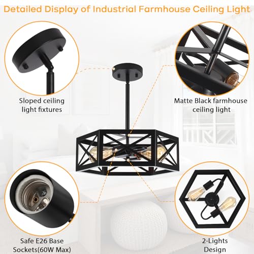 Semi Flush Mount Ceiling Light