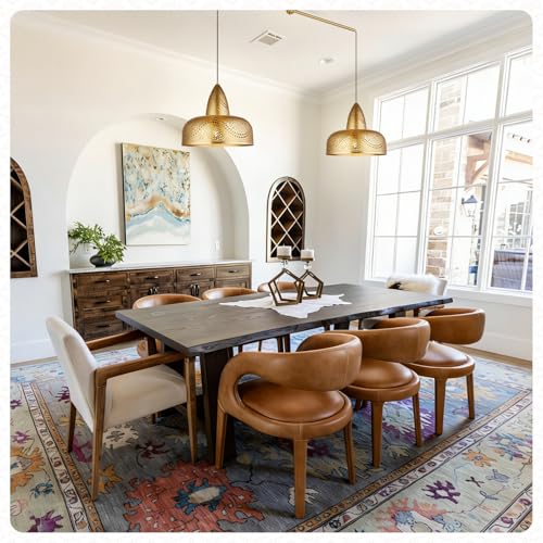 Vintage 2 Light Pendant Light Fixtures Modern Gold Hanging Lamps