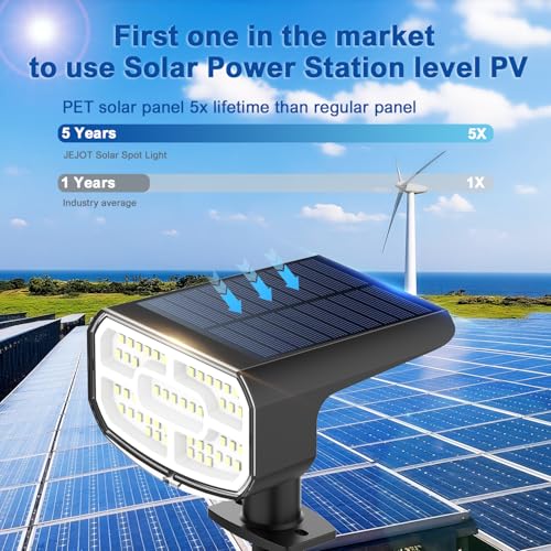 Solar Spot Lights Outdoor Waterproof (8 Count)