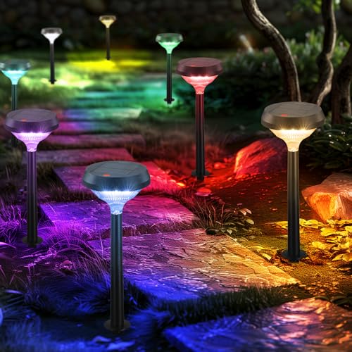 Solar Lights Outdoor 8 Pack (8 Count)