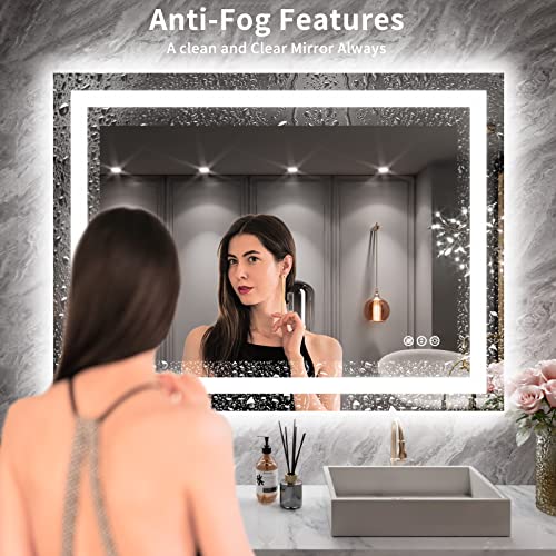 40X30 LED Bathroom Mirror with Lights