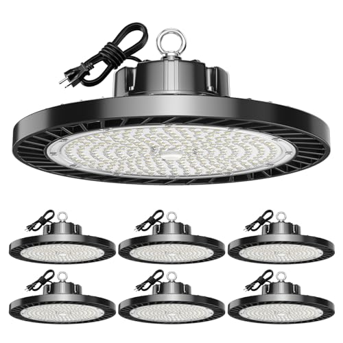 UFO LED High Bay Lights 200W 30000LM 5000K 6 Pack (6 Count)
