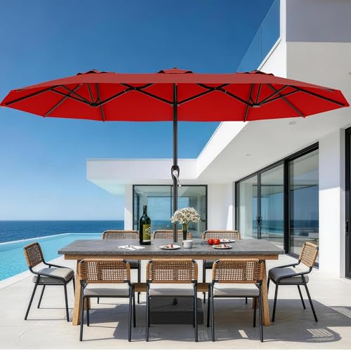 15FT Outdoor Patio Umbrella with Crank