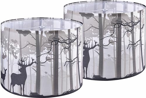 Drum Lamp Shades Set of 2 (2 Count)