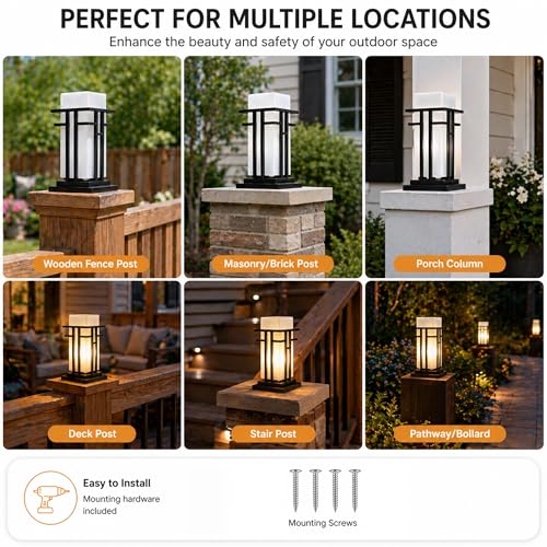 Outdoor Post Light Fixture