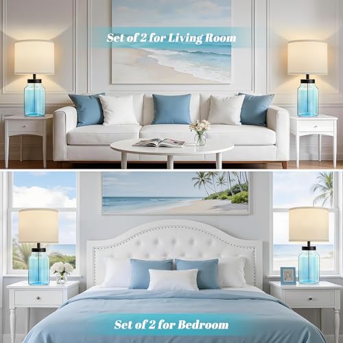 Coastal Fillable Table Lamps (2 Count)