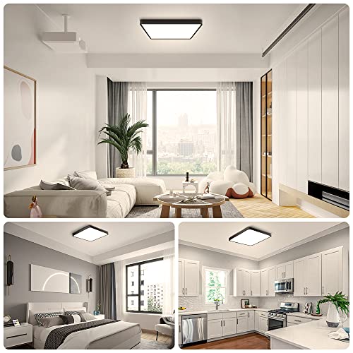 12Inch 24W Square LED Ceiling Light Fixtures Flush Mount