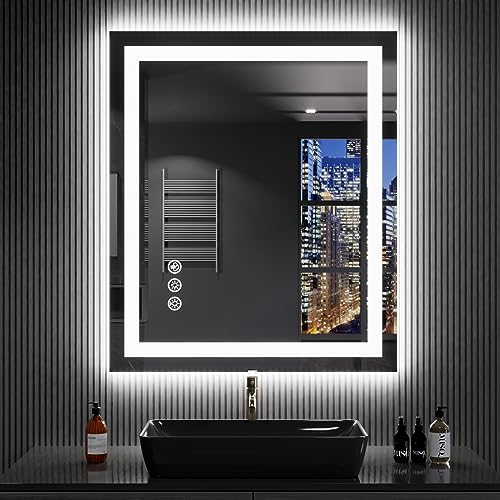 30"X36" RGB LED Bathroom Mirror with Lights