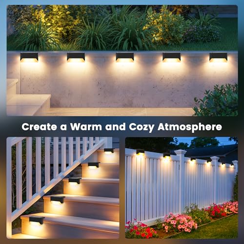 Solar Deck Lights Outdoor (16 Count)
