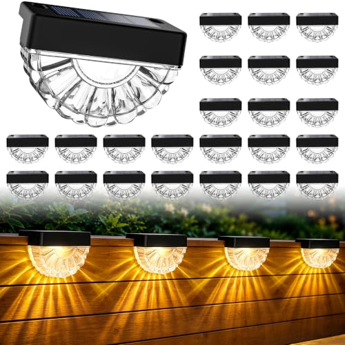 Solar Deck Lights Outdoor (24 Count)
