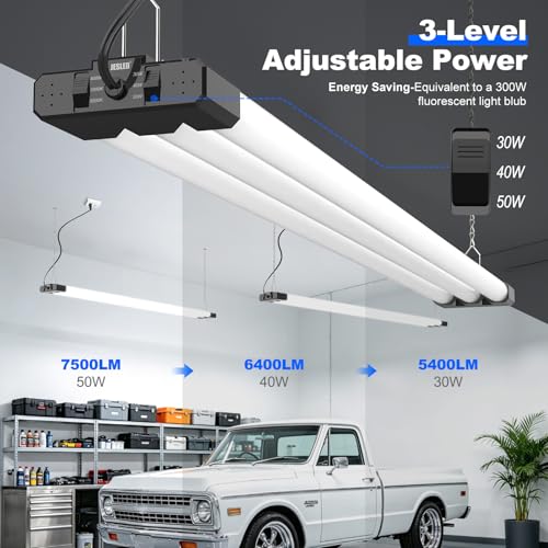 LED Shop Lights 4FT 7500LM (2 Count)