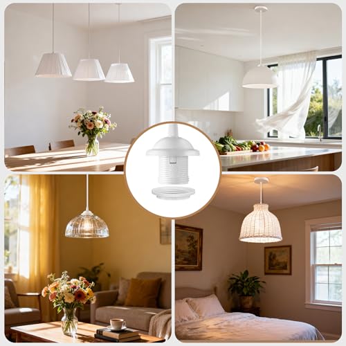 White Pendant Light Kit