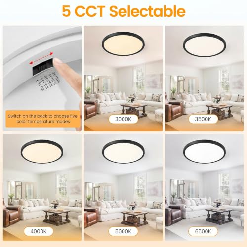 8 Pack 10" LED Ceiling Light Fixture (8 Count)
