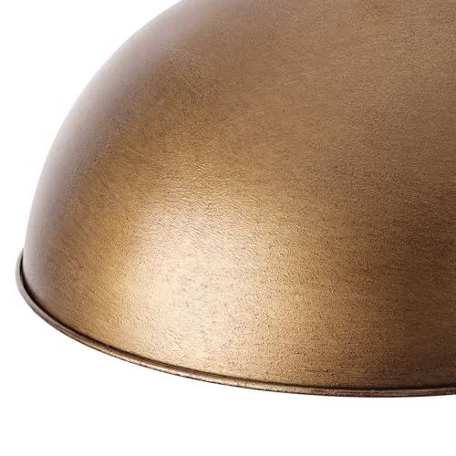 13 Inch Antique Brown Metal Pendant Light Kitchen Island
