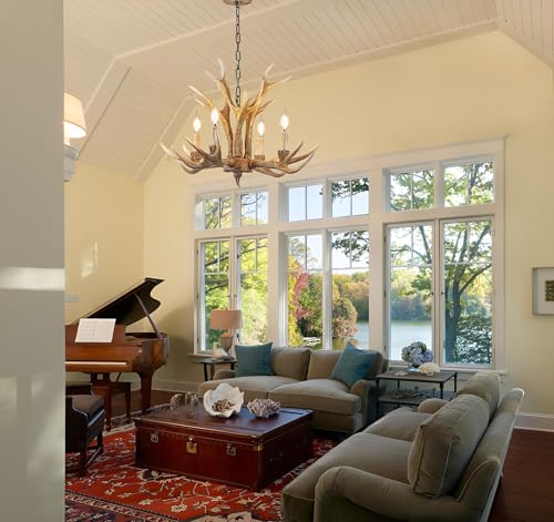 Antler Chandelier 4 Lights (4 Count)
