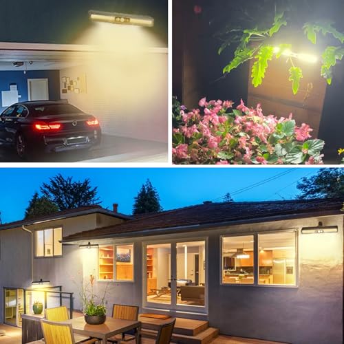 Clip On Solar Lights Outdoor with PIR Motion Sensor (2 Count)