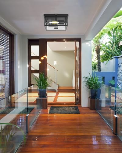 Outdoor Ceiling Light with Motion Sensor