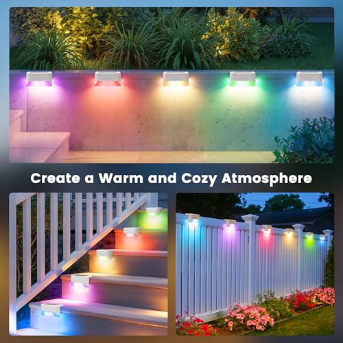 Solar Deck Lights Outdoor (16 Count)