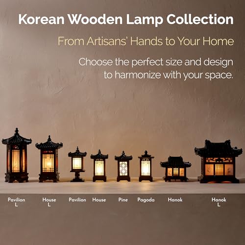 Traditional Korean Wood Lamp