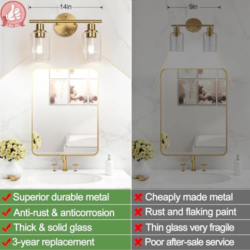 2 Light Bathroom Light Fixtures