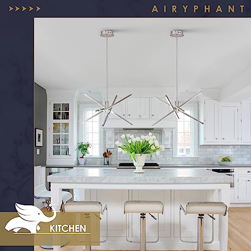 Nickel Modern LED Chandelier