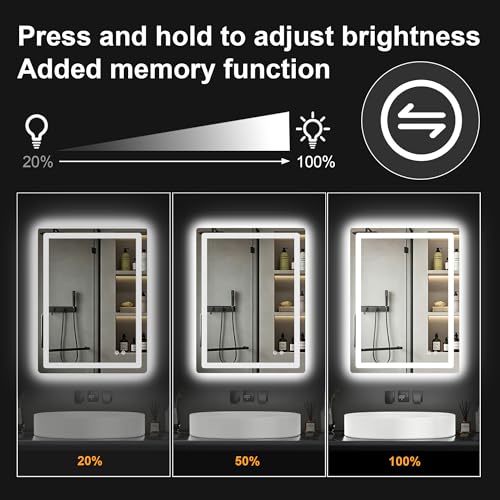 LED Bathroom Mirror with Lights