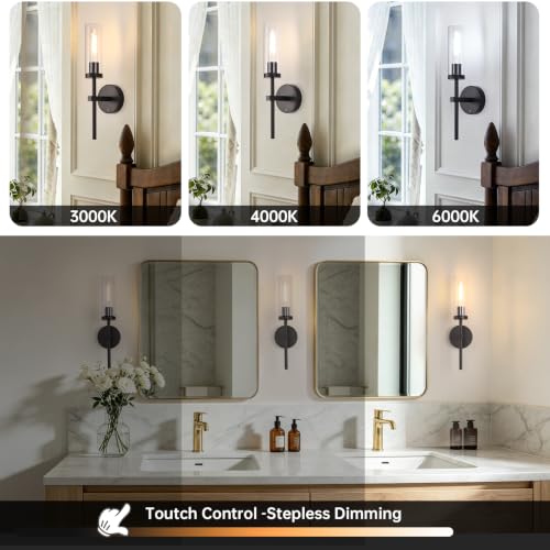 Battery Operated Wall Sconces Set of 2 (2 Count)