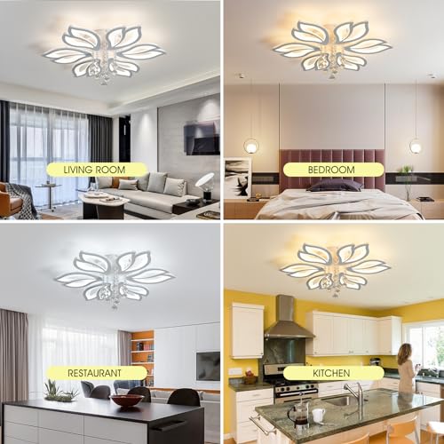 26" Modern LED Ceiling Light Fixture