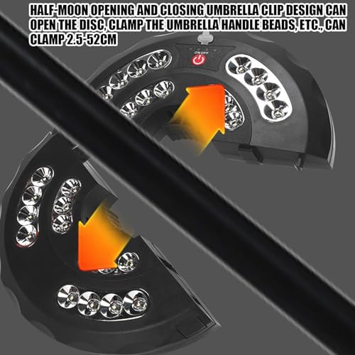 Under Umbrella Outdoor Lights Rechargeable Waterproof Lamp 3 Modes