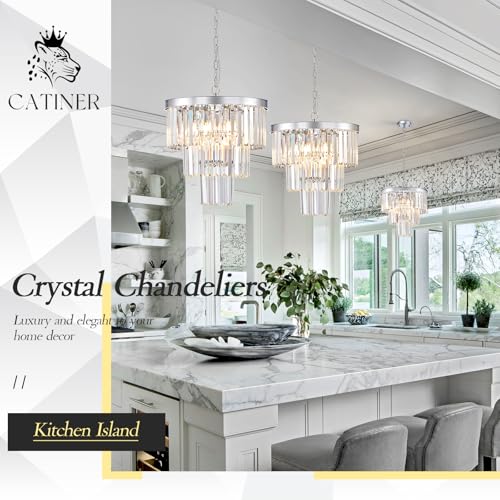 16" Modern Crystal Chandeliers