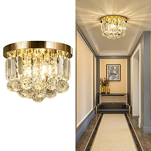 Round Crystal Lamp Chandelier