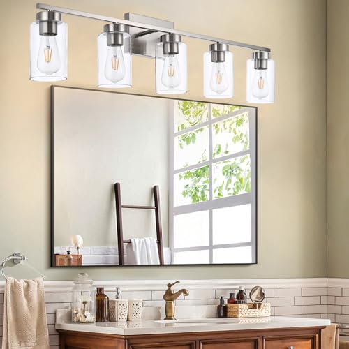 5 Light Bathroom Vanity Light Fixtures (5 Count)