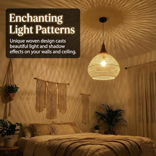 Rattan Pendant Light