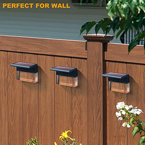 Solar Deck Lights LED Waterproof Solar Step Lights Outdoor 6 Pack (6 Count)