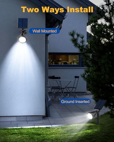 Solar Spot Lights Outdoor (4 Count)