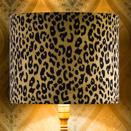 Yellow Leopard Lamp Shades Set of 2 (2 Count)