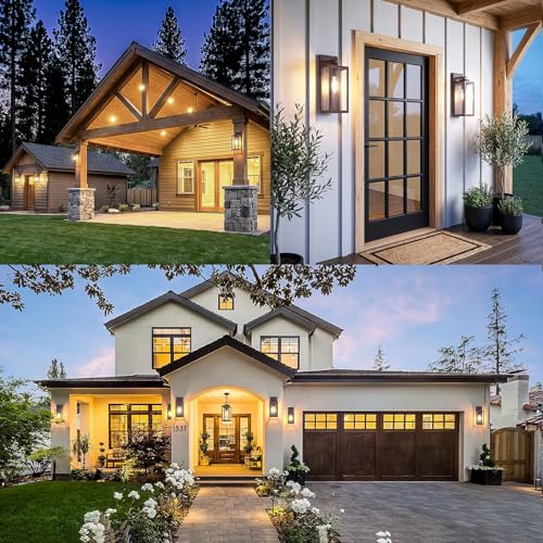Upgraded Dusk to Dawn Outdoor Wall Lights (2 Count)