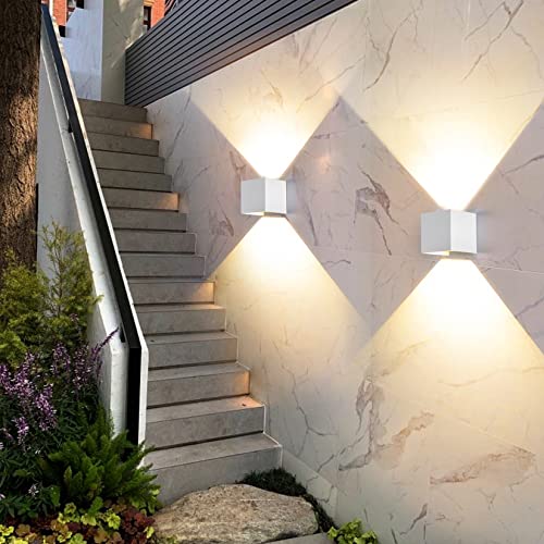 2 Pack Outdoor Wall Lights Exterior (2 Count)