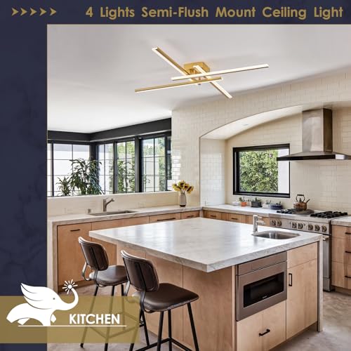 Gold Modern Led Chandelier 4
