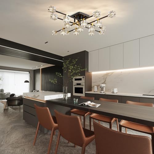 Crystal Sputnik Ceiling Light Fixture