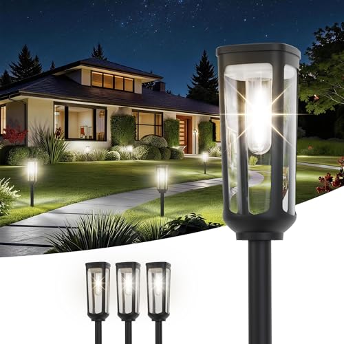 Solar Pathway Lights Outdoor Waterproof