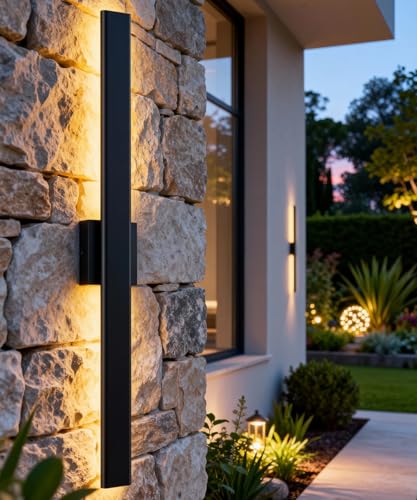 2 Packs LED Outdoor Wall Lights