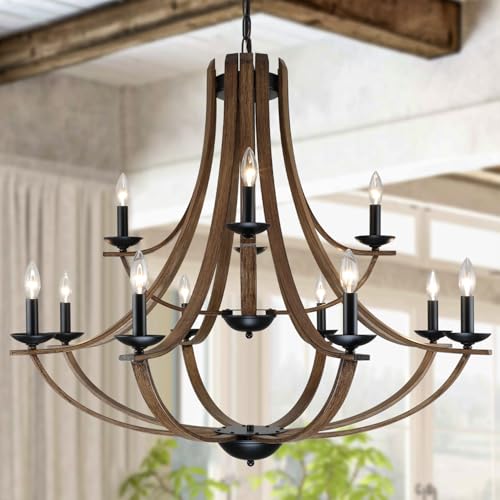 Farmhouse Chandeliers for Dining Room Light Fixture