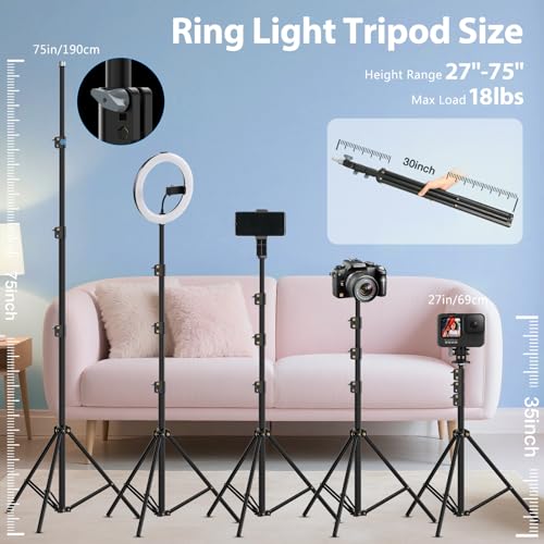 Large 22" Ring Light with Stand for iPad Makeup