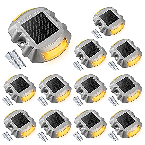 Solar Deck Driveway Dock Lights (12 Count)