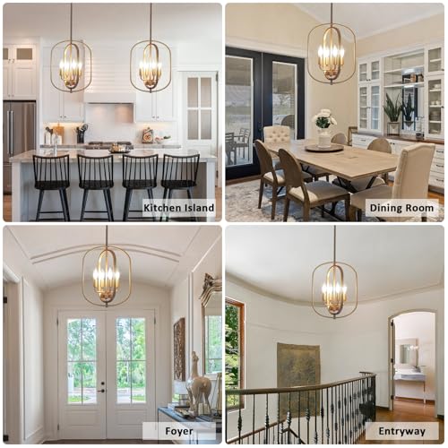 Gold Chandelier for Dining Room Light Fixture