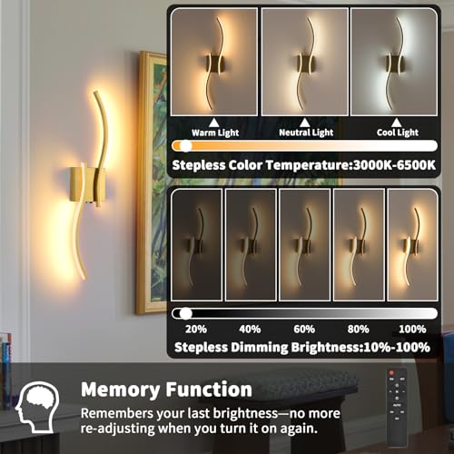 LED Battery Operated Wall Scones (2 Count)