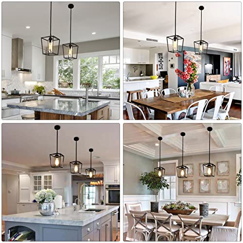 Black Pendant Lights Kitchen Island