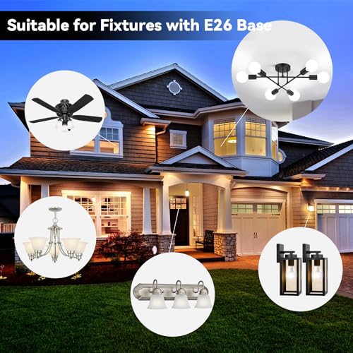 6 Pack A19 LED Light Bulbs (6 Count)