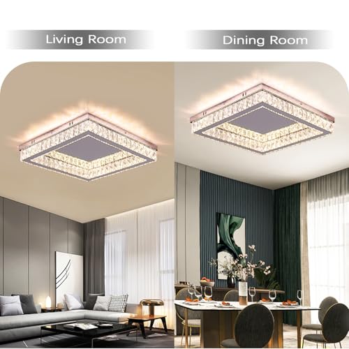 Square Crystal Chandelier
